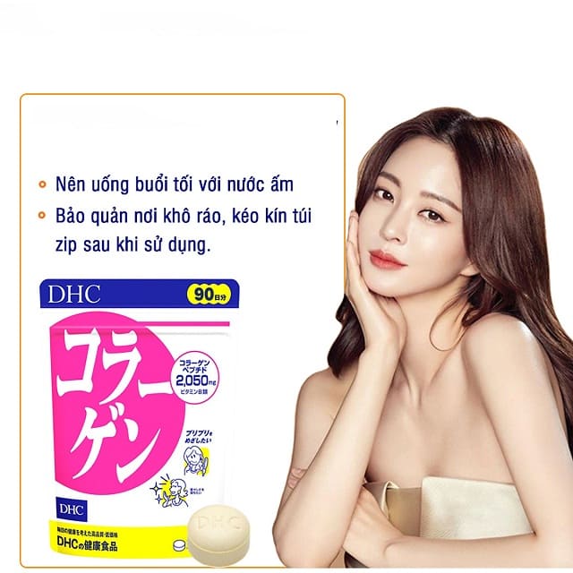 Viên uống Collagen DHC vừa trắng da vừa giúp cơ thể ngăn ngừa được một số căn bệnh khác