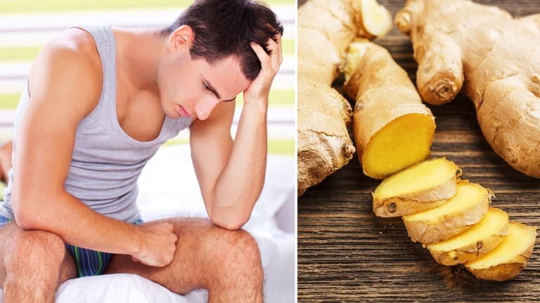 Cải thiện xuất tinh sớm với gừng tươi