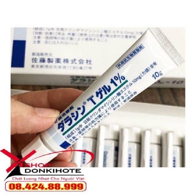 Kem trị mụn cho nam tuổi dậy thì Dalacin T Gel 1%