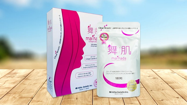 Nuôi dưỡng là da phái đẹp từ sâu bên trong bằng viên uống bổ sung collagen maihada nhật bản
