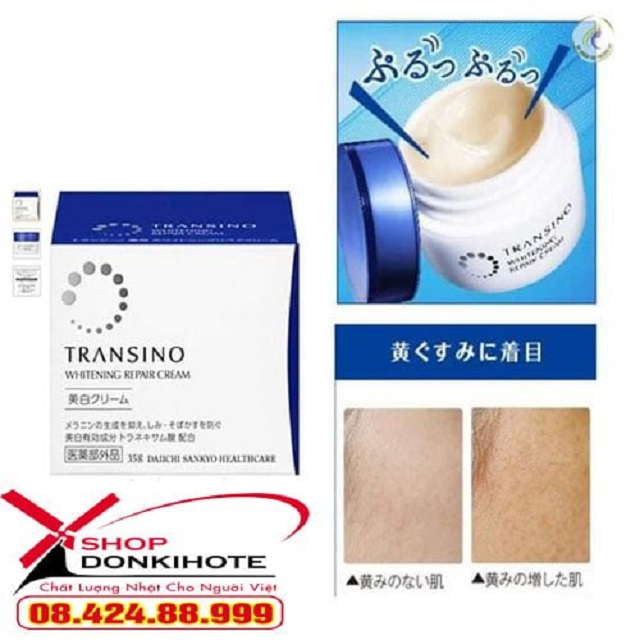 Review kem trị nám của Nhật Transino Whitening Repair Cream