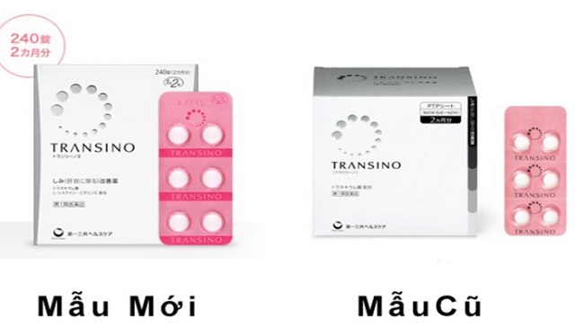 Viên trị nám Transino không phải thực phẩm chức năng