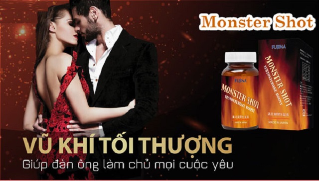 Đánh bay chứng xuất tinh sớm ở nam giới với sản phẩm Viên uống Monster Shot