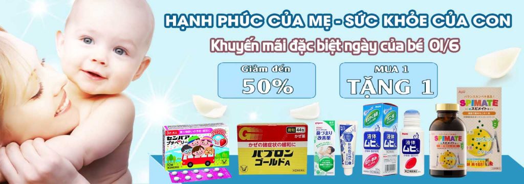sản phẩm mẹ và bé của nhật